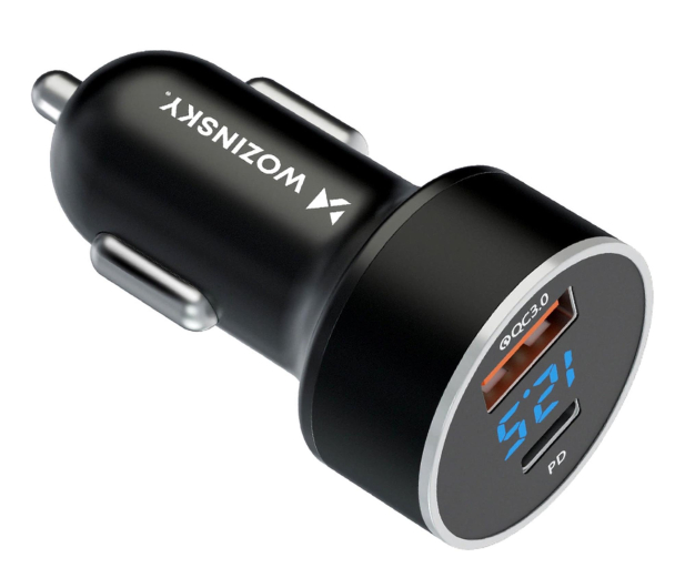 Wozinsky Ładowarka samochodowa USB-C USB-A 36W czarna WDCCAC - 1487887 - zdjęcie 3